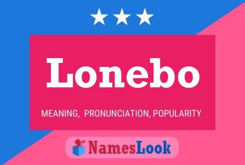 ملصق اسم Lonebo