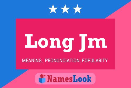 ملصق اسم Long Jm