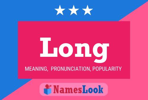 ملصق اسم Long