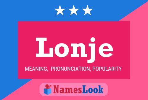 ملصق اسم Lonje