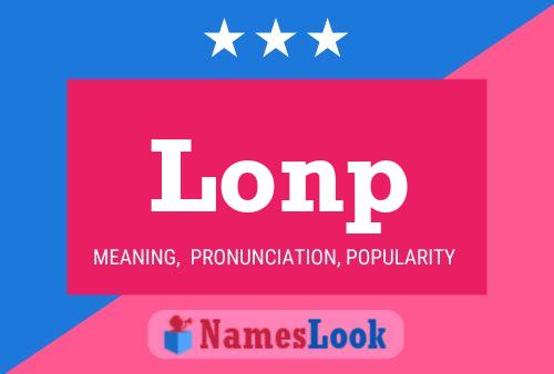 ملصق اسم Lonp