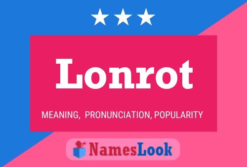 ملصق اسم Lonrot