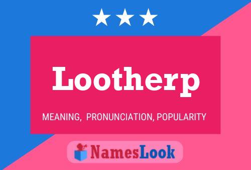 ملصق اسم Lootherp