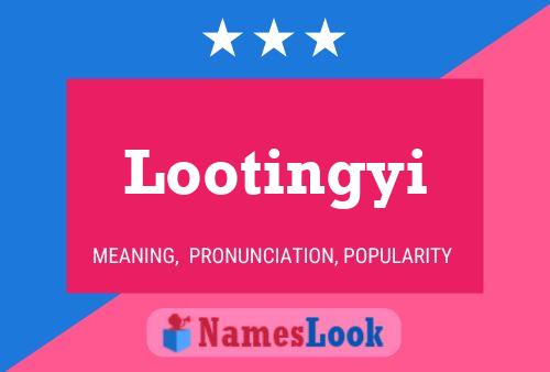 ملصق اسم Lootingyi