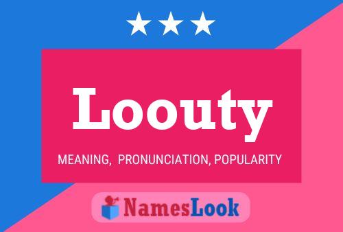 ملصق اسم Loouty