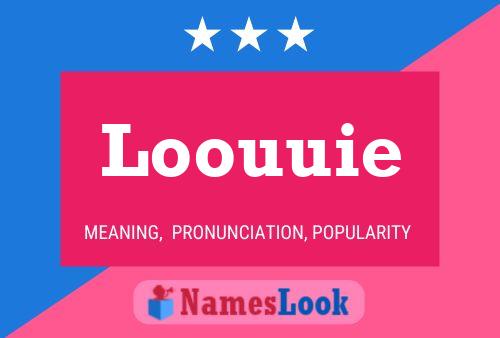 ملصق اسم Loouuie