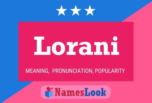 ملصق اسم Lorani