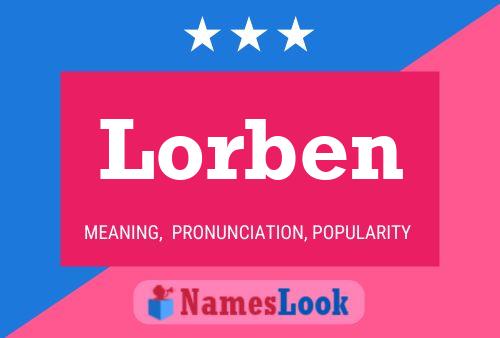 ملصق اسم Lorben