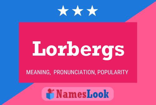 ملصق اسم Lorbergs