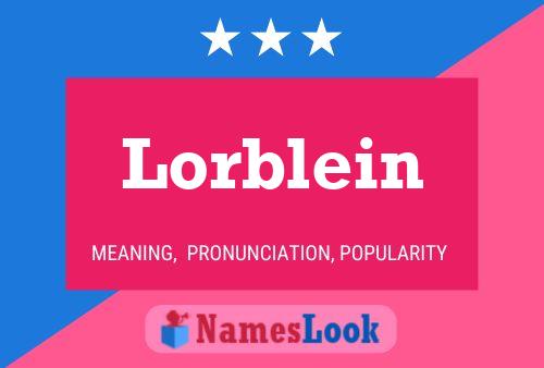 ملصق اسم Lorblein