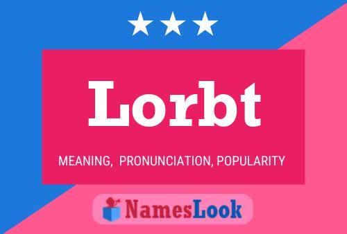 ملصق اسم Lorbt