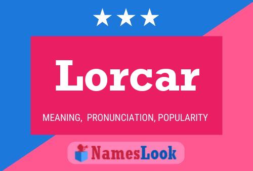 ملصق اسم Lorcar