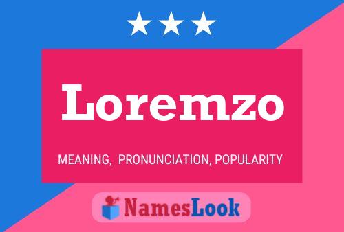 ملصق اسم Loremzo