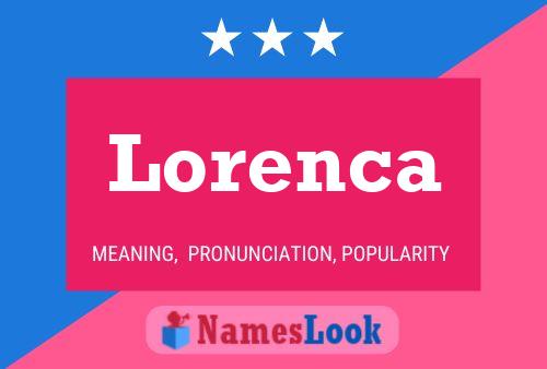 ملصق اسم Lorenca