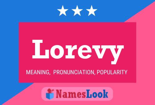 ملصق اسم Lorevy