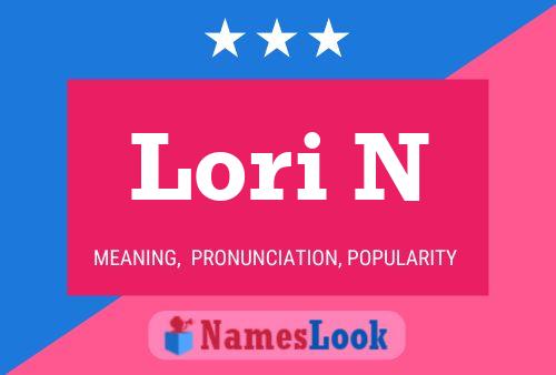 ملصق اسم Lori N