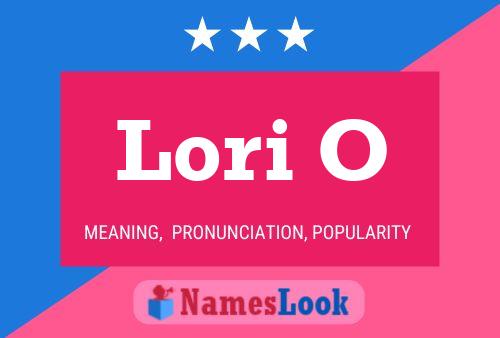 ملصق اسم Lori O