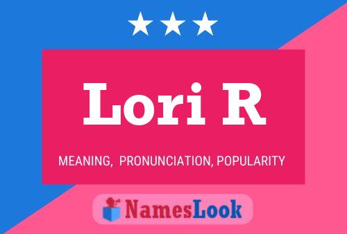 ملصق اسم Lori R