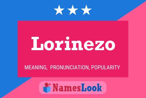 ملصق اسم Lorinezo