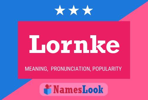 ملصق اسم Lornke