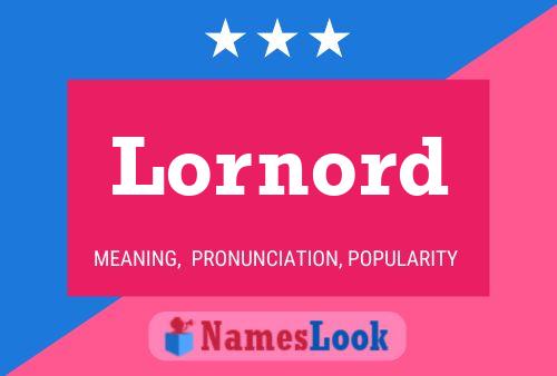 ملصق اسم Lornord