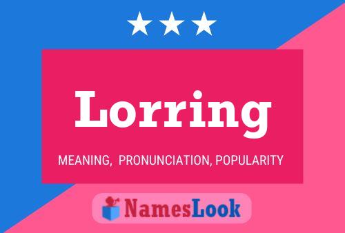 ملصق اسم Lorring