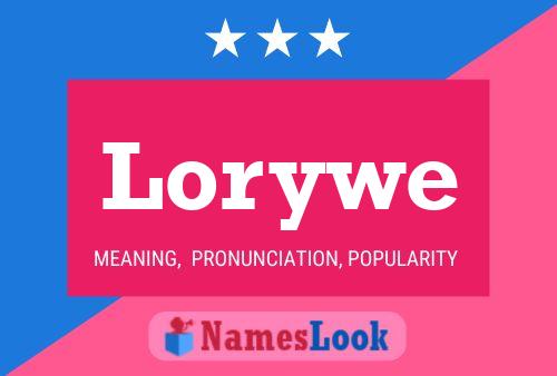 ملصق اسم Lorywe