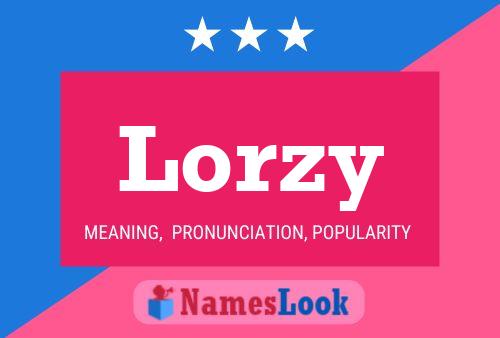 ملصق اسم Lorzy