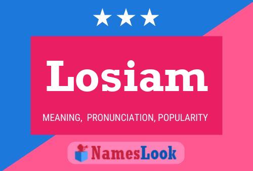 ملصق اسم Losiam