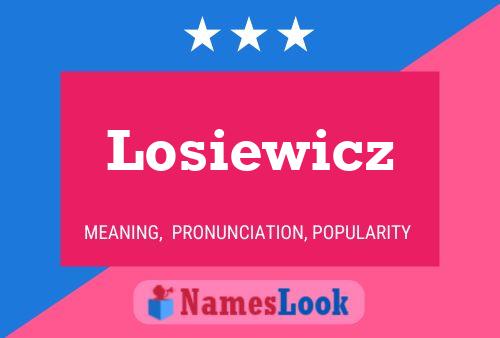 ملصق اسم Losiewicz