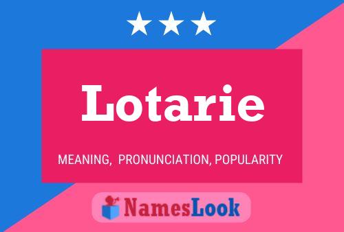 ملصق اسم Lotarie