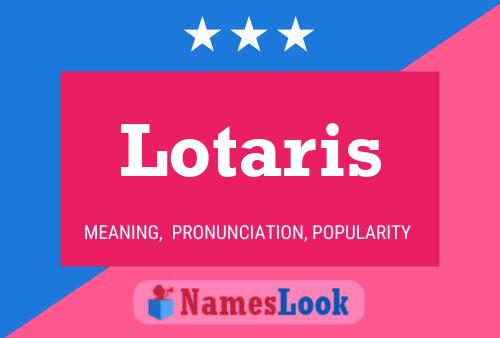 ملصق اسم Lotaris