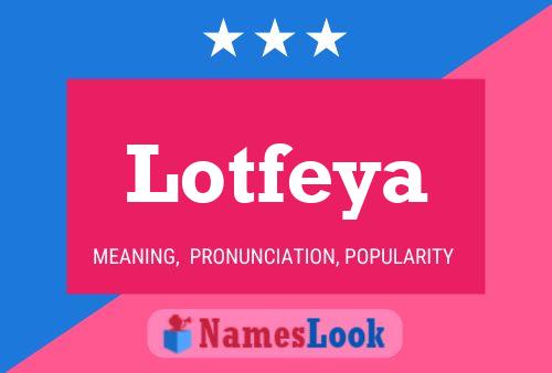 ملصق اسم Lotfeya