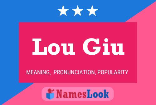 ملصق اسم Lou Giu