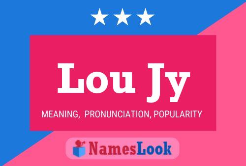 ملصق اسم Lou Jy