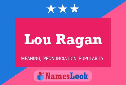 ملصق اسم Lou Ragan