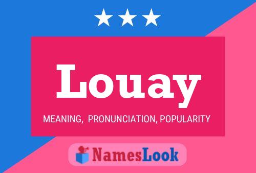 ملصق اسم Louay