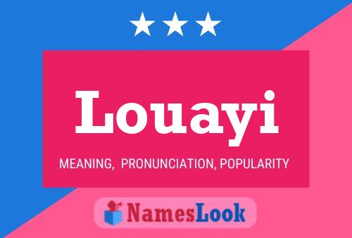 ملصق اسم Louayi