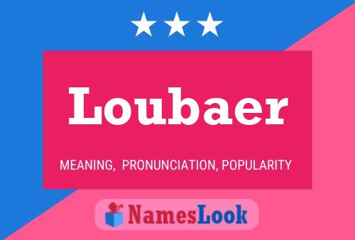 ملصق اسم Loubaer