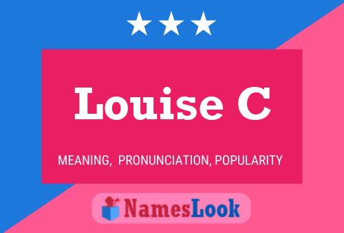 ملصق اسم Louise C