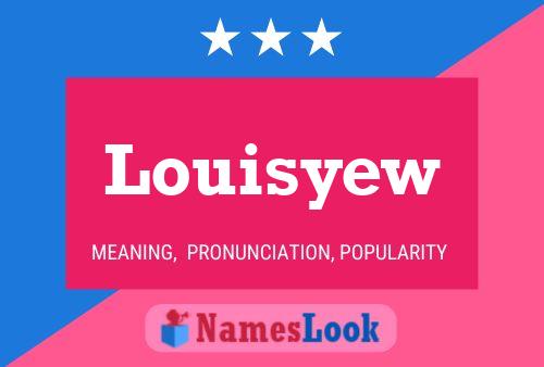 ملصق اسم Louisyew