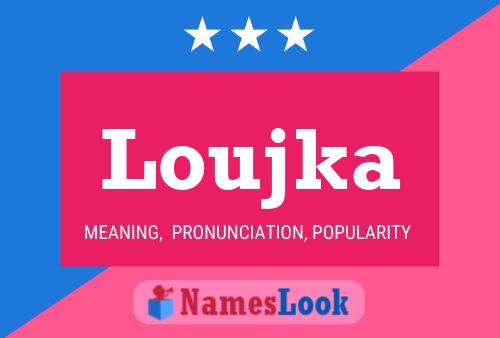 ملصق اسم Loujka