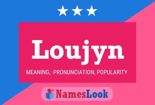 ملصق اسم Loujyn