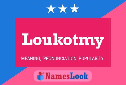 ملصق اسم Loukotmy