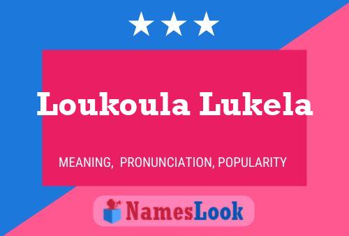 ملصق اسم Loukoula Lukela