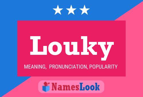 ملصق اسم Louky