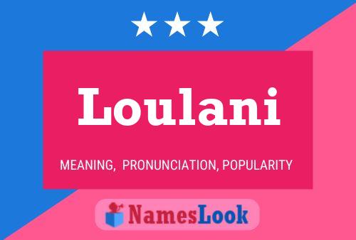 ملصق اسم Loulani