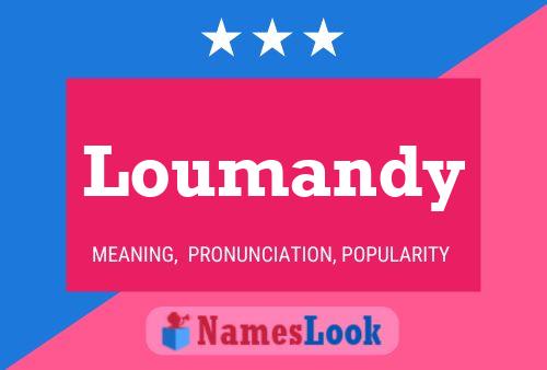 ملصق اسم Loumandy