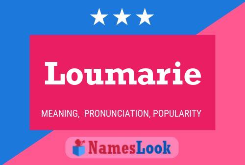 ملصق اسم Loumarie