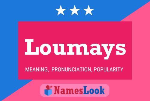 ملصق اسم Loumays